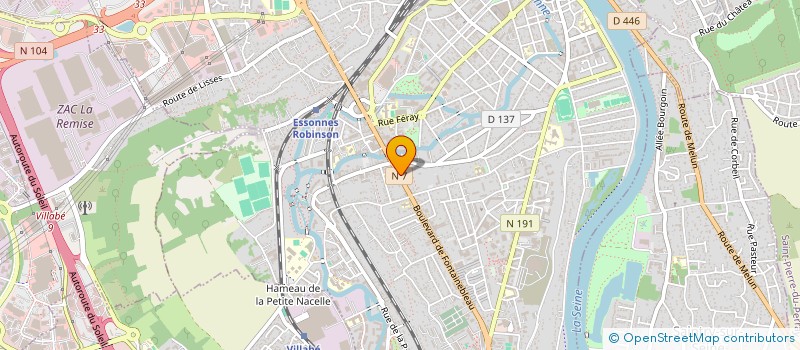 localisation de l'entreprise A3C SARL  CORBEIL-ESSONNES
