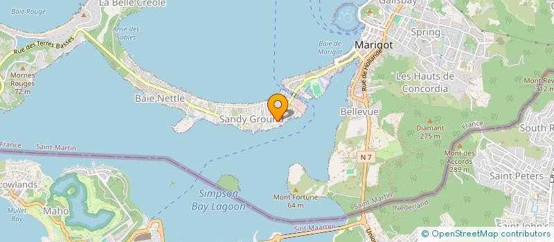 localisation de l'entreprise A3C SXM à SAINT-MARTIN