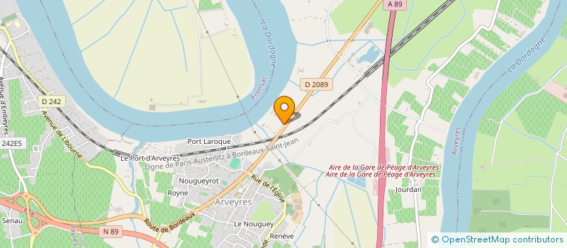 localisation de l'entreprise A3CGP  ARVEYRES