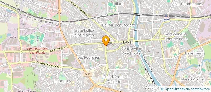 localisation de l'entreprise A3D à LAVAL
