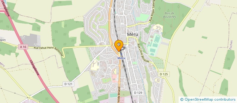 localisation de l'entreprise A3D GEOMETRES à MERU
