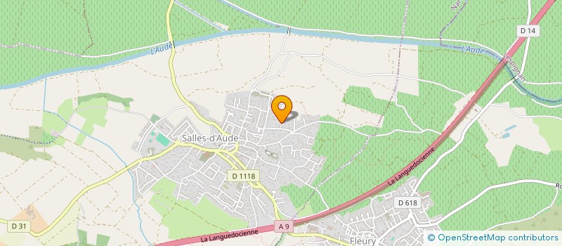 localisation de l'entreprise A3DR PREV CONSEIL  SALLES-D'AUDE