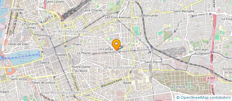 localisation de l'entreprise A3F  MARSEILLE
