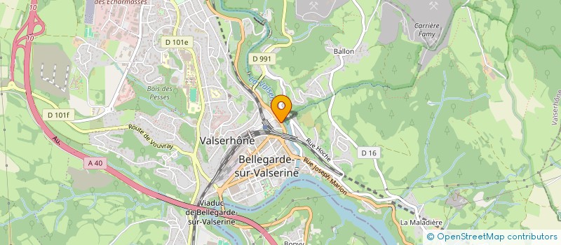 localisation de l'entreprise A3F CONSTRUCTION  SCIONZIER