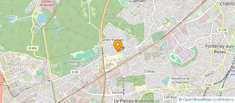 localisation de l'entreprise A3F TRANSPORT à CLAMART