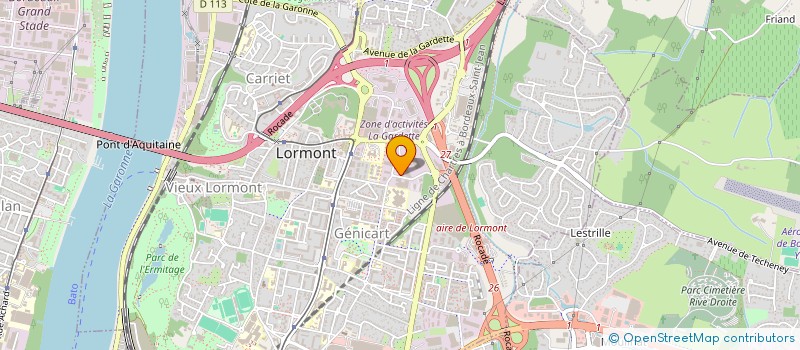 localisation de l'entreprise A3GP BORDEAUX  LORMONT