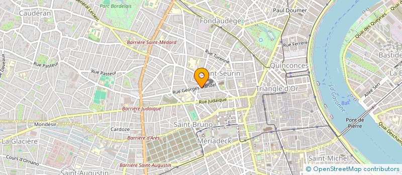 localisation de l'entreprise A3H ALHAMBRA à BORDEAUX