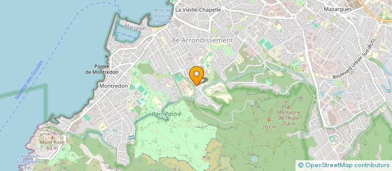 localisation de l'entreprise A3I ELEC à MARSEILLE