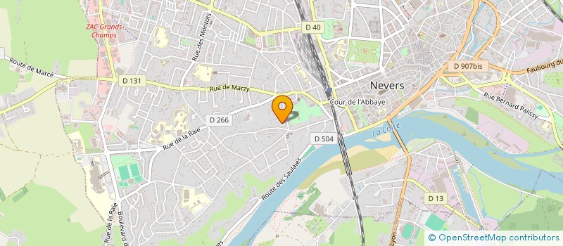 localisation de l'entreprise A3J à NEVERS