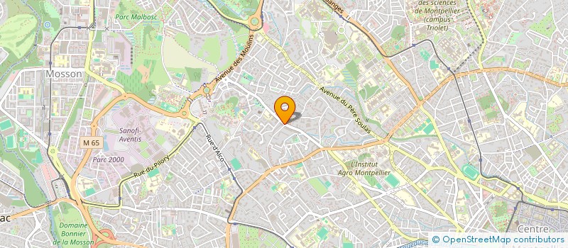 localisation de l'entreprise A3J ELEC à MONTPELLIER