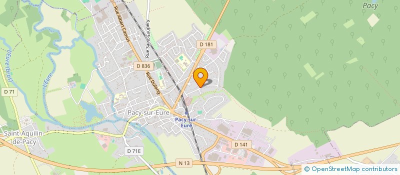 localisation de l'entreprise A3J IMMOBILIER  PACY-SUR-EURE