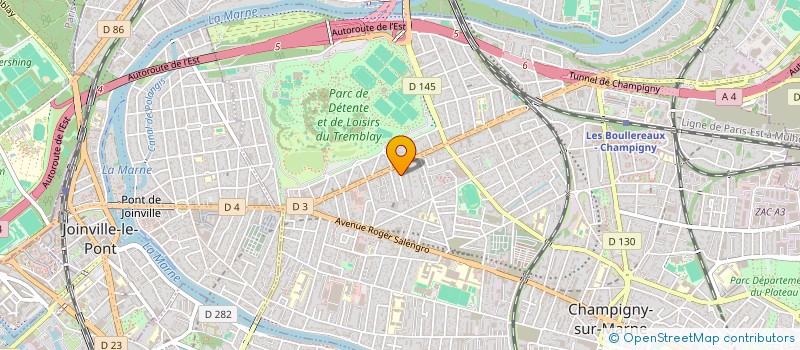 localisation de l'entreprise A3JV  CHAMPIGNY-SUR-MARNE