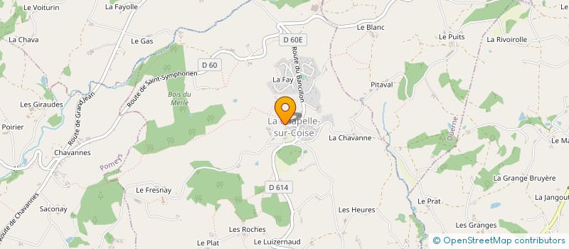 localisation de l'entreprise A3L  LA CHAPELLE-SUR-COISE