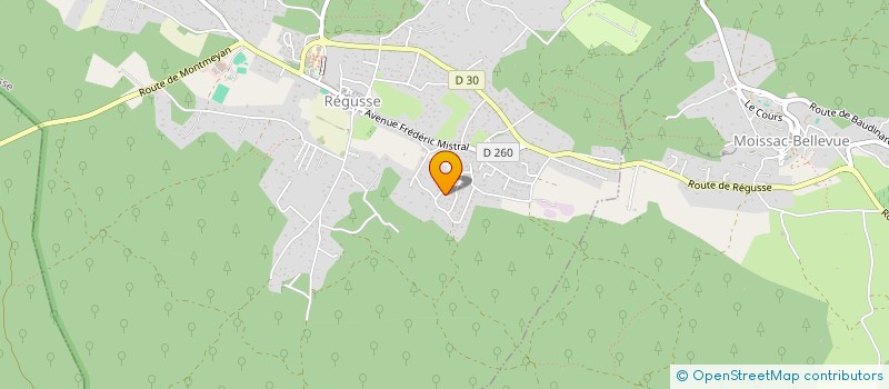 localisation de l'entreprise A3L à REGUSSE