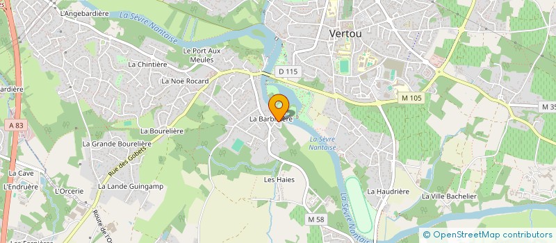localisation de l'entreprise A3L PATRIMOINE à VERTOU