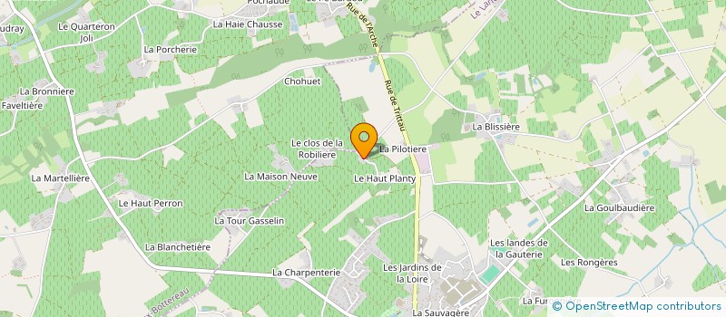 localisation de l'entreprise A3LE  LE LANDREAU