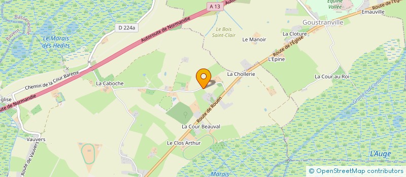 localisation de l'entreprise A3LP  BASSENEVILLE