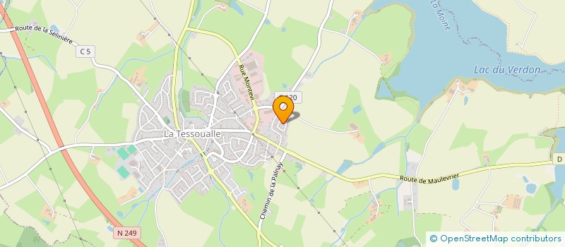 localisation de l'entreprise A3M BUSINESS & CONSULTING à CHOLET
