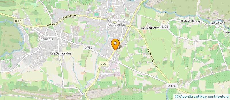 localisation de l'entreprise A3M DISTRI  MAUSSANE-LES-ALPILLES