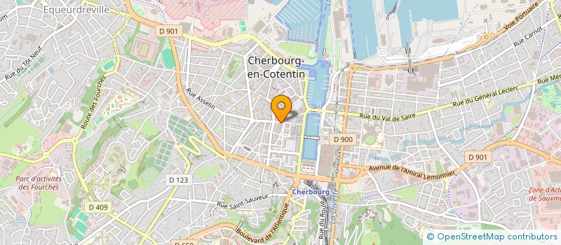 localisation de l'entreprise A3M DISTRIBUTION à CHERBOURG-EN-COTENTIN