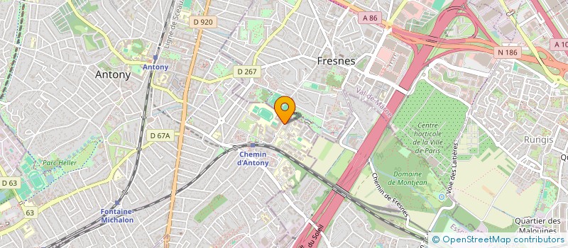 localisation de l'entreprise A3M HOLDING à ANTONY