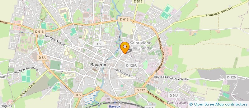 localisation de l'entreprise A3MP  BAYEUX