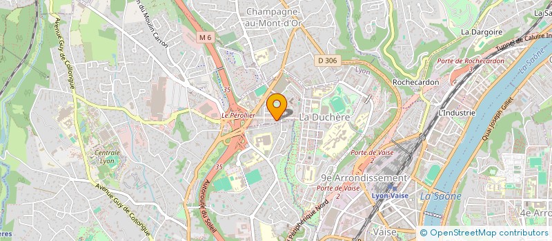 localisation de l'entreprise A3N  LYON