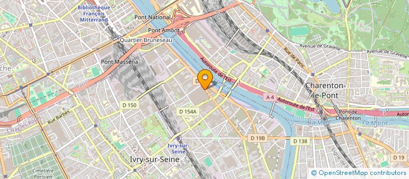 localisation de l'entreprise A3P à CHAMPS-SUR-MARNE