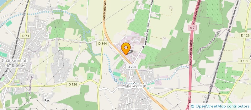 localisation de l'entreprise A3P THERMOFORMAGE  CHATEAUNEUF-DU-RHONE