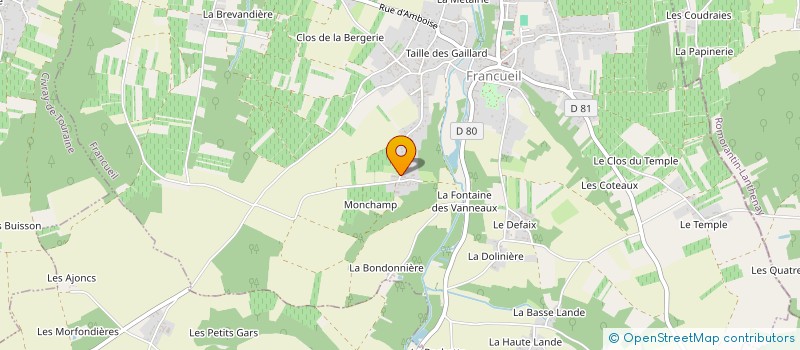 localisation de l'entreprise A3PL  FRANCUEIL