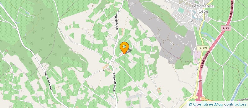 localisation de l'entreprise A3PRO à PEZENAS