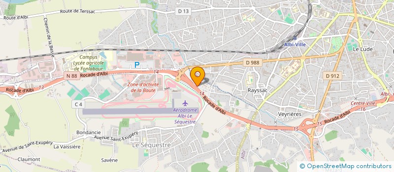 localisation de l'entreprise A3R ENERGIE  LE SEQUESTRE