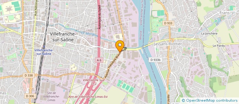 localisation de l'entreprise A3R SYSTEME  VILLEFRANCHE-SUR-SAONE