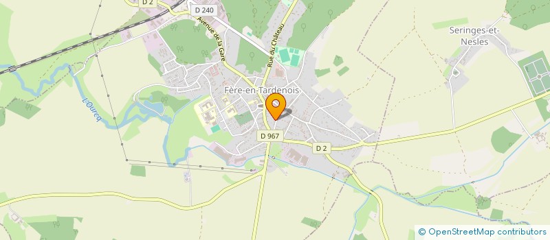 localisation de l'entreprise A3S 1  FERE-EN-TARDENOIS