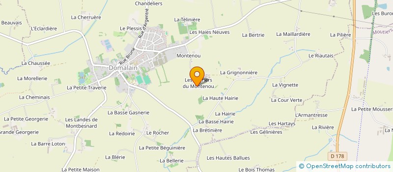 localisation de l'entreprise A3S  DOMALAIN