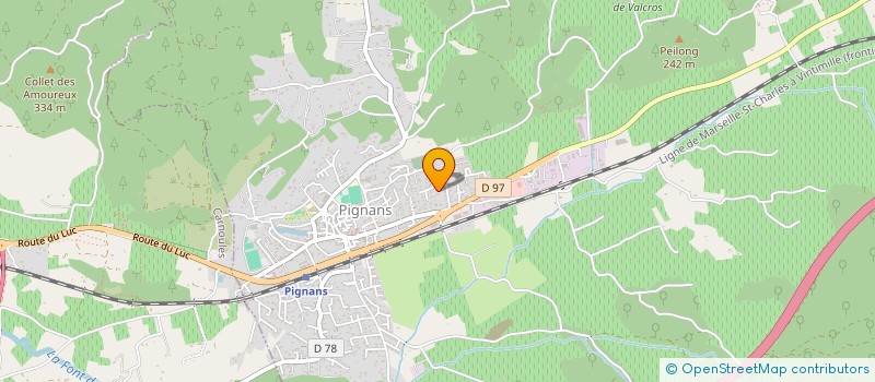 localisation de l'entreprise A3S CONSTRUCTIONS  PIGNANS