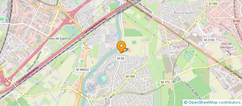 localisation de l'entreprise A3S COURTAGE  AIGUES-MORTES