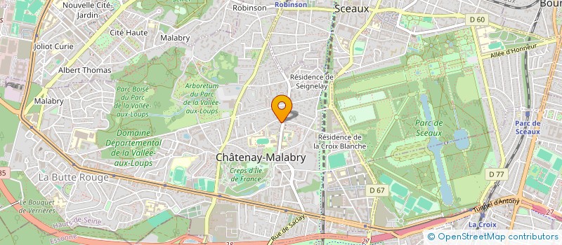 localisation de l'entreprise A3SM  CHATENAY-MALABRY