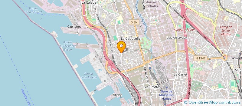 localisation de l'entreprise A3SS à MARSEILLE