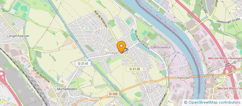 localisation de l'entreprise A3X  VILLAGE-NEUF