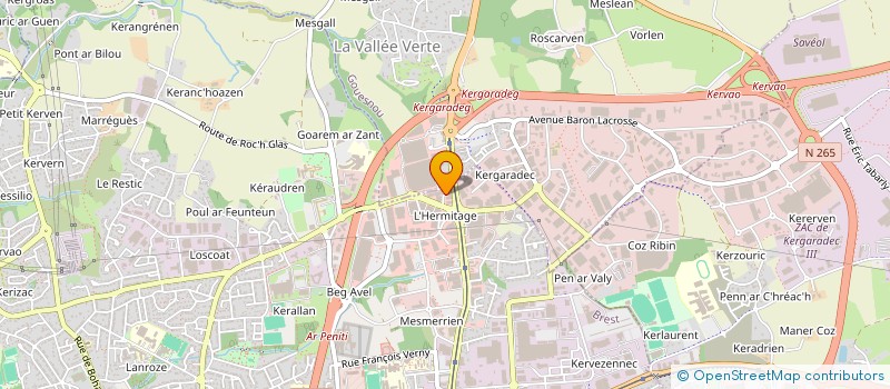 localisation de l'entreprise A4 à BREST
