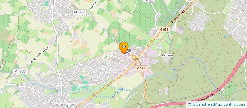 localisation de l'entreprise A4 à FABREGUES
