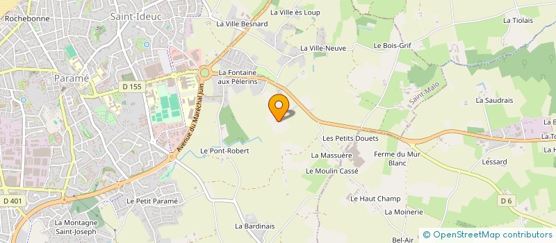 localisation de l'entreprise A4  SAINT-MALO
