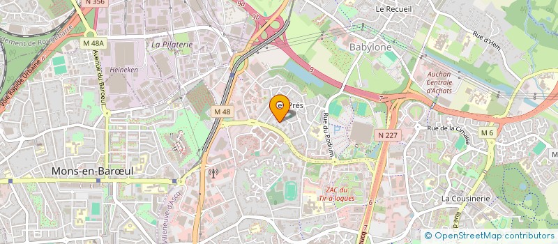 localisation de l'entreprise A4 COMMUNICATION SARL  VILLENEUVE-D'ASCQ