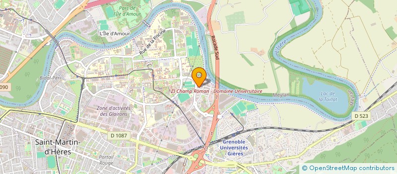 localisation de l'entreprise A4 COMPTA à GIERES