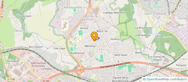 localisation de l'entreprise A4 CREATION à VANNES