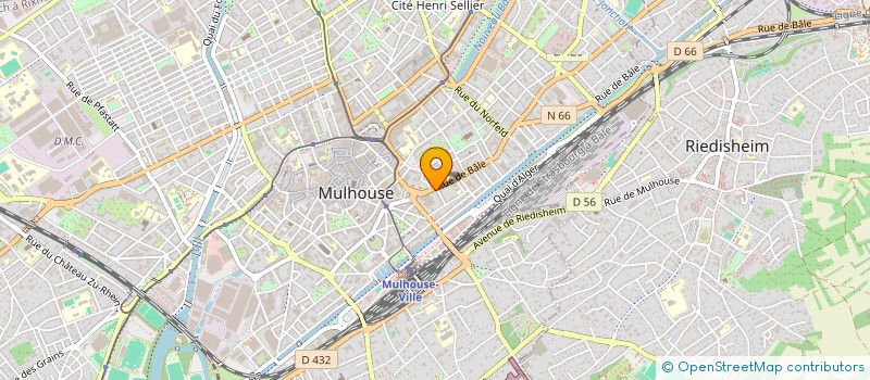 localisation de l'entreprise A4 FINANCES à MULHOUSE