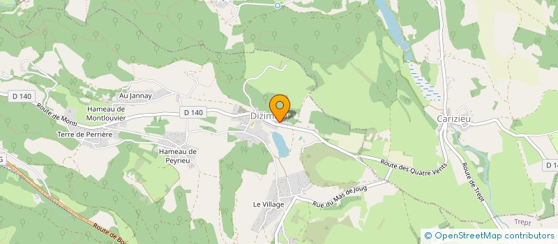 localisation de l'entreprise A4 IMMO  DIZIMIEU