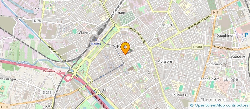 localisation de l'entreprise A4 IMMOBILIER  REIMS