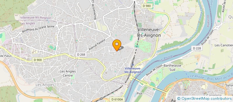 localisation de l'entreprise A4 IMMOBILIER EDOUARD  VILLENEUVE-LES-AVIGNON